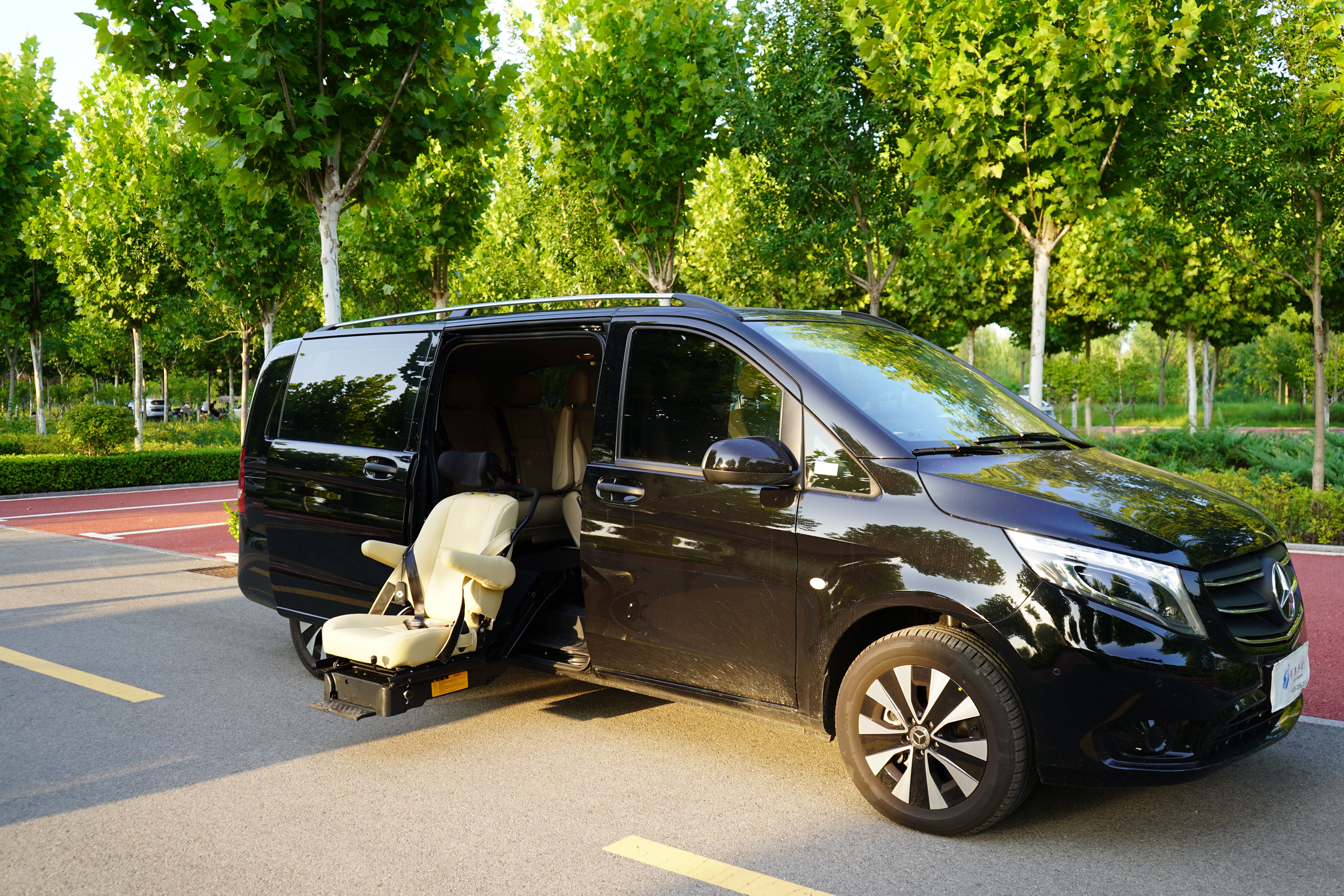 Parkstone Minibus on road